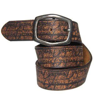 Fender Genuine Leather Belt Brown Men's Size 30